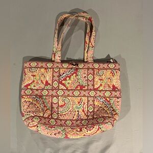 Vera Bradley Colorful Paisley Tote teacher computer school bag